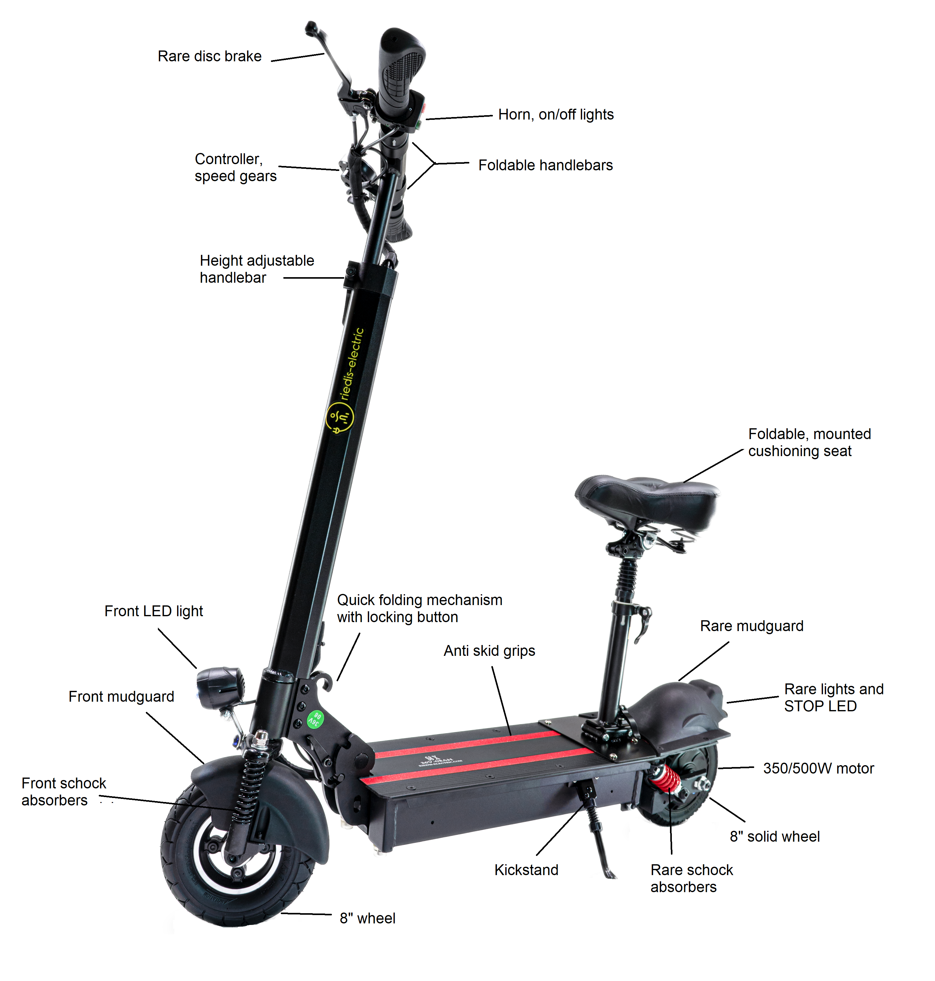 electric scooter S8 X SUPER 18Ah